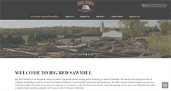 Desktop Screenshot of bigredsawmill.com